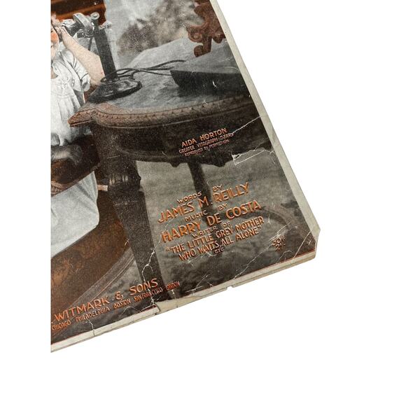 1918 We Want Our Daddy Dear Back Home Sheet Music Harry De Costa James Reilly - Picture 10 of 16